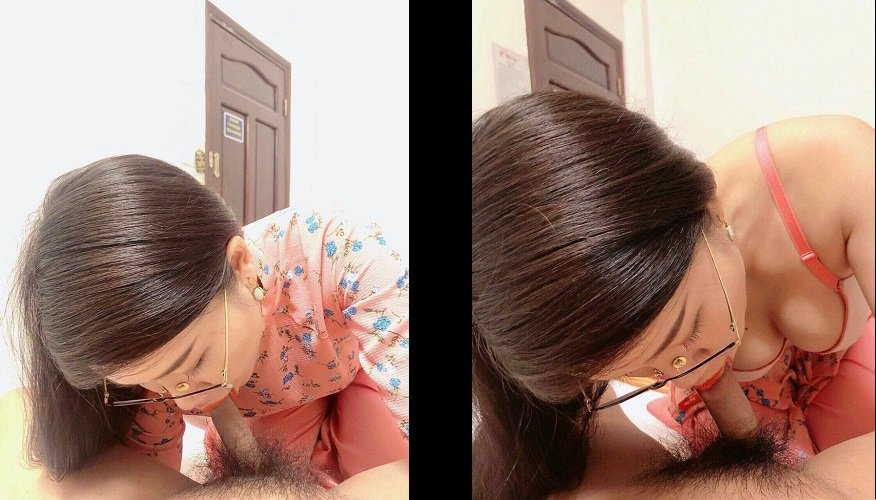 Cikgu Trang dengan rancangan pengajaran blowjob